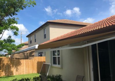 Retractable Awning installation 2