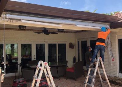 Retractable Awning installation 3